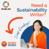 Sustainability Report Writer | The Hague | The Netherlands — WordWorx